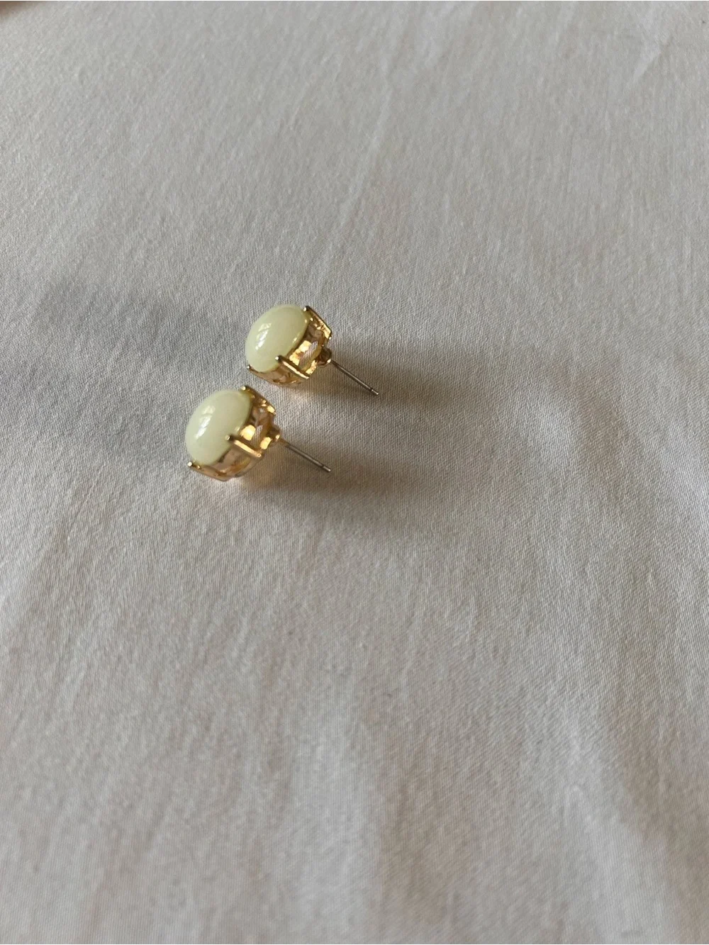 3 Pair Stud Earring Bundle Coral, Mint Green, Floral Silver Gold Tone